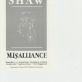  Misalliance Cover